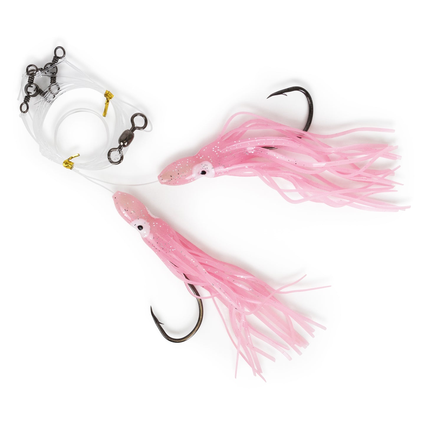 Tile Fish High Low Rig Glow In the Dark Pink & Glow