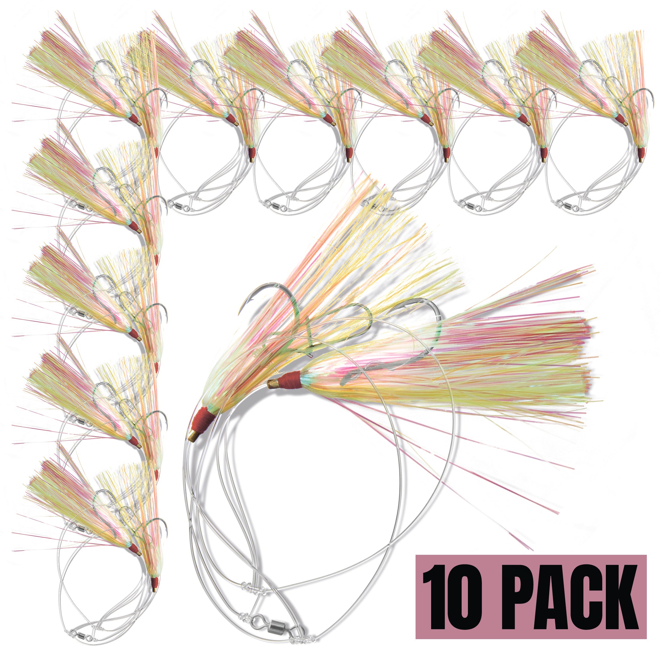 Chartreuse Mylar rig 