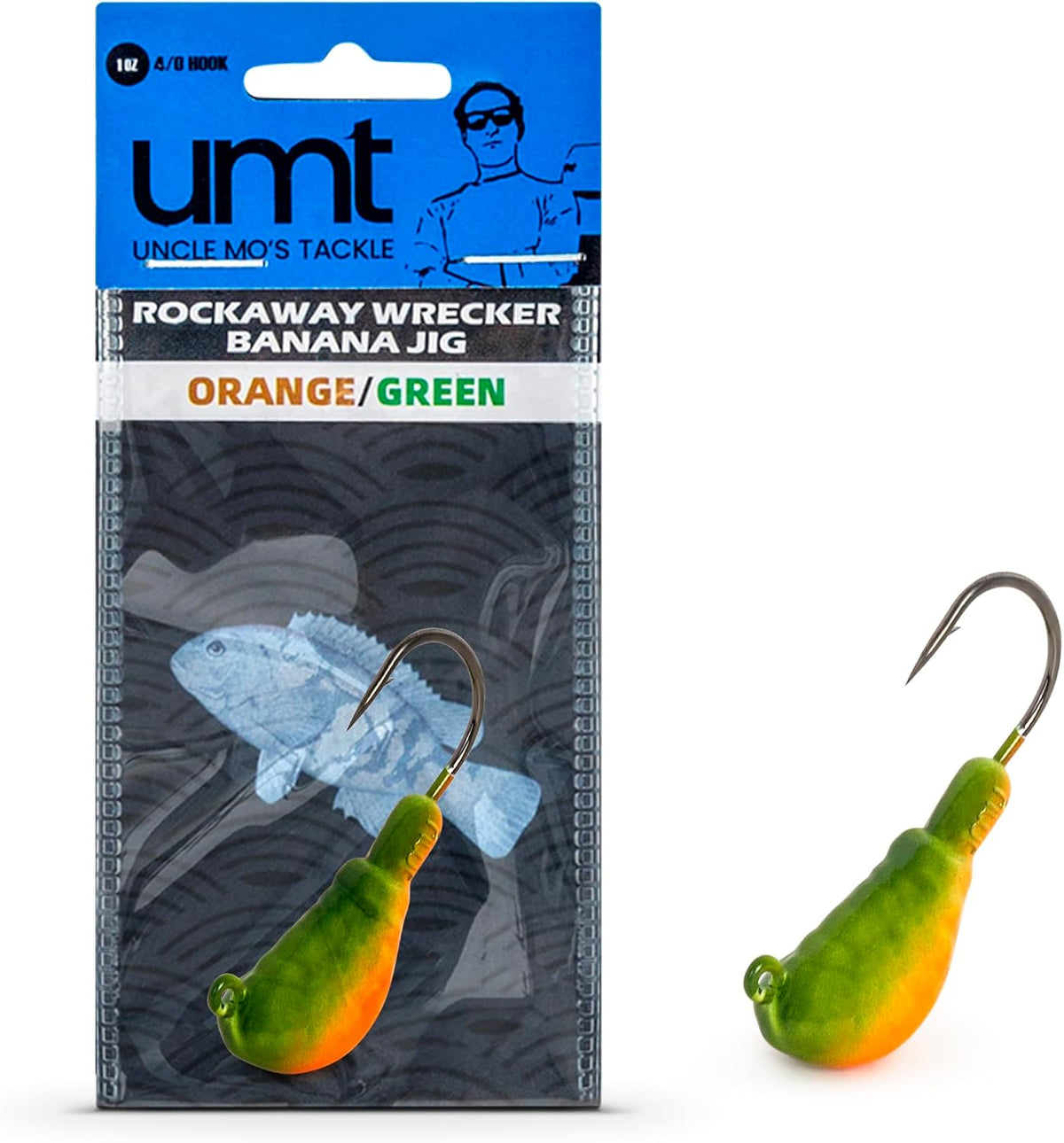 UMT Blackfish Banana Tog Jig – Rockaway Wrecker (3/4 oz, 1 oz & 1.5 oz)