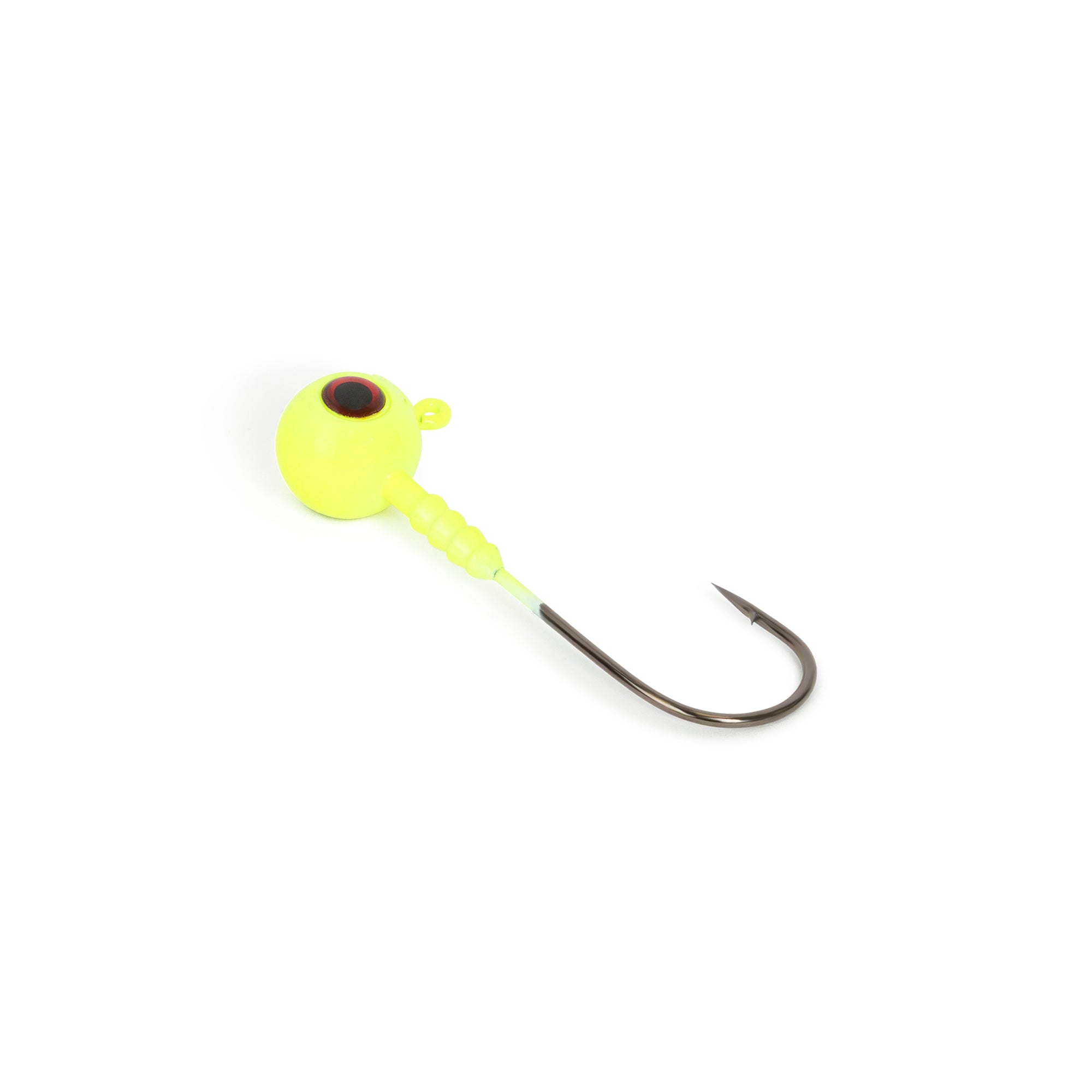 Fluke Jigs - White & Chartreuse  2oz, 3oz, 4oz - 1, 5, 10 Pack Options