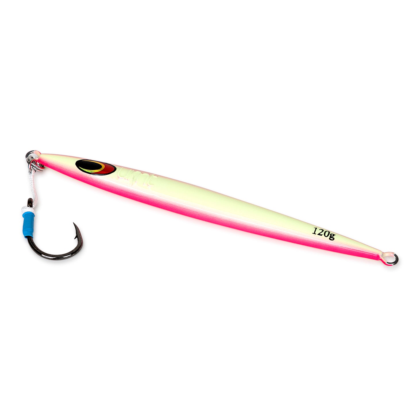 pink 120 gram vertical jig