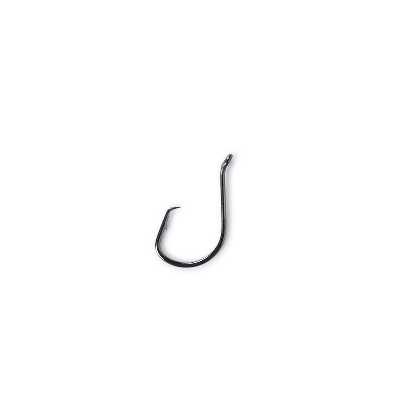 100 Pack Inline Circle Hooks 4/0 6/0 8/0 - Black Nickel Steel