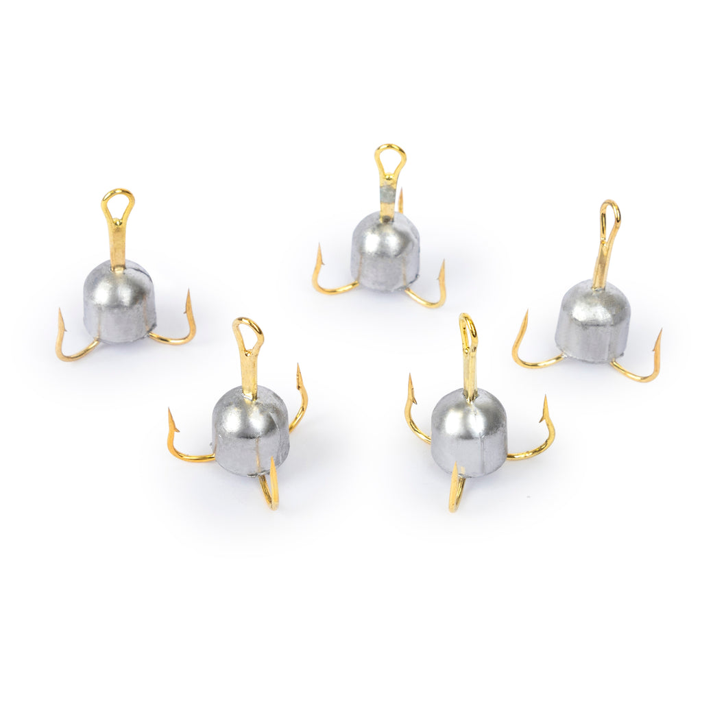 Snagging Treble Hooks 5/0 (1.5oz) – 4X Strong for Bunker, Bait, Bass & Trout – Available in 5 & 10 Packs