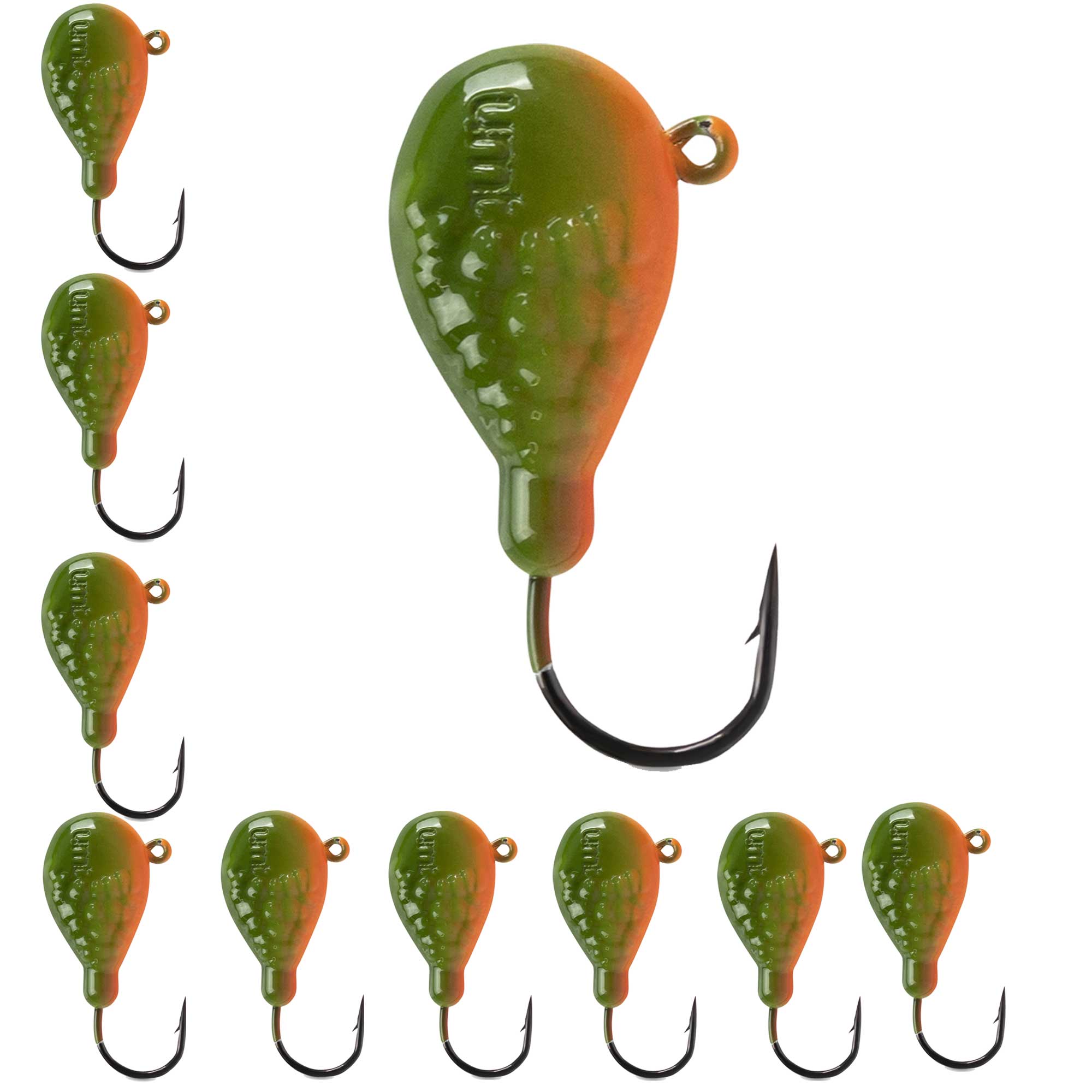 Flat Head 1.5oz Rockaway Wrecker Blackfish Jig - 1, 5, 10 Pack options