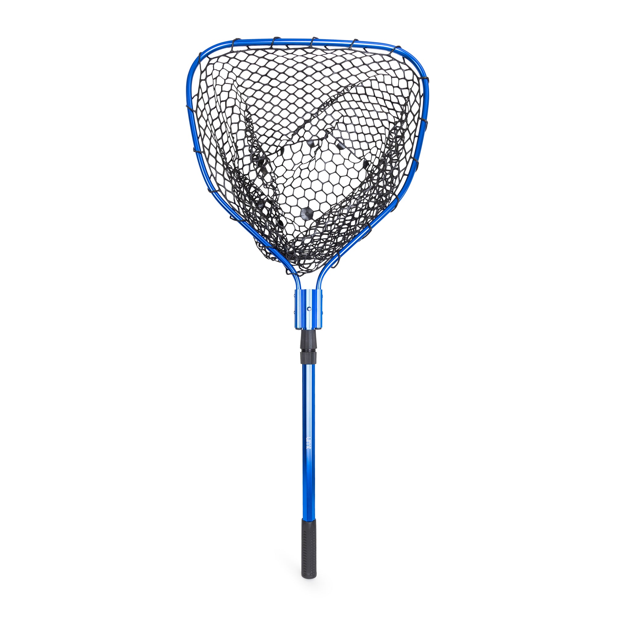 10 inch Deep 5-Foot Telescopic Fishing Net Blue
