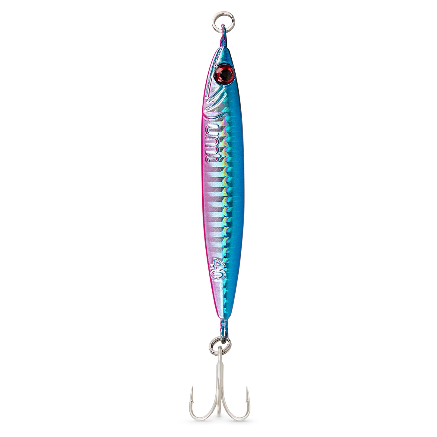  40 gram casting jig - pink blue 