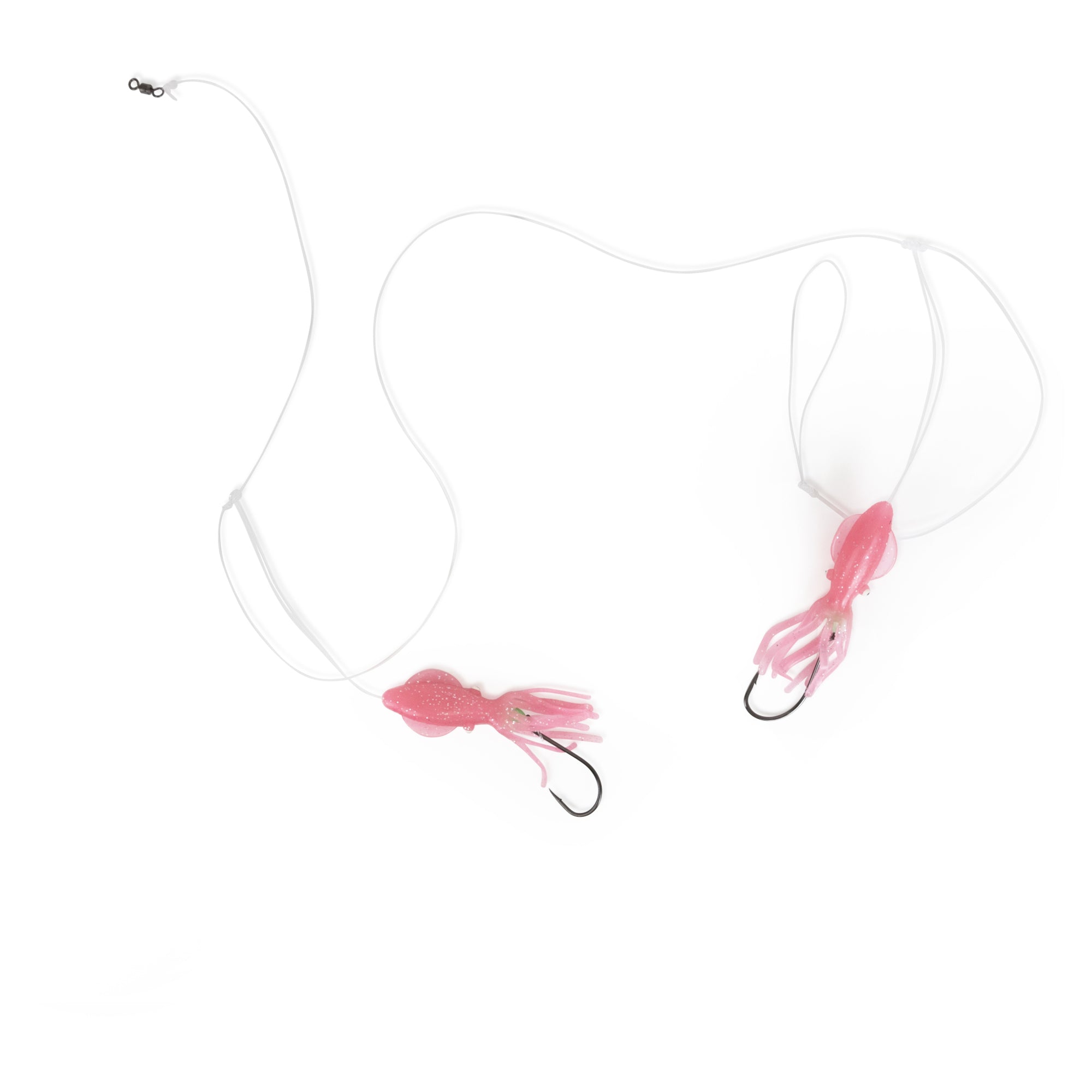 Tile Fish High Low Rig Glow In the Dark Pink & Glow