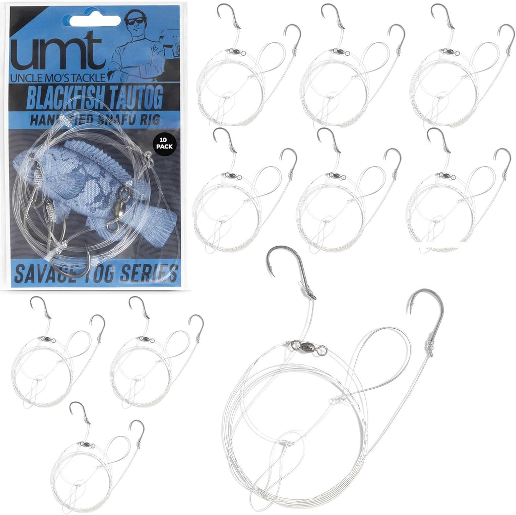 Blackfish Tautog Snafu Rig – 60 lb Fluorocarbon Leader