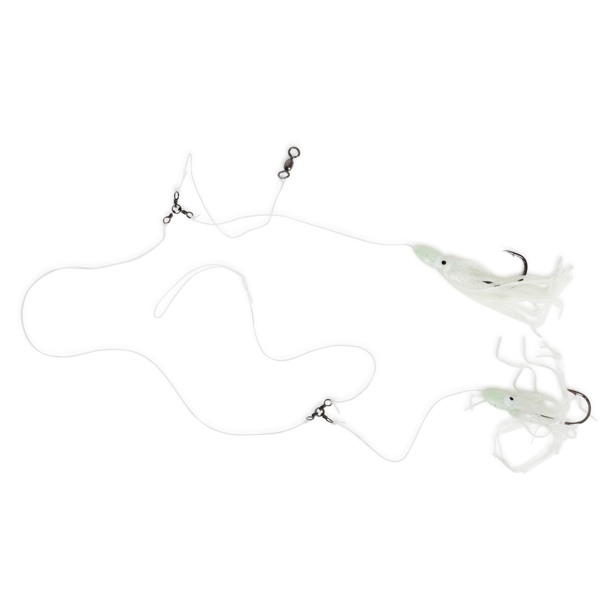 Tile Fish High Low Rig Glow In the Dark Pink & Glow