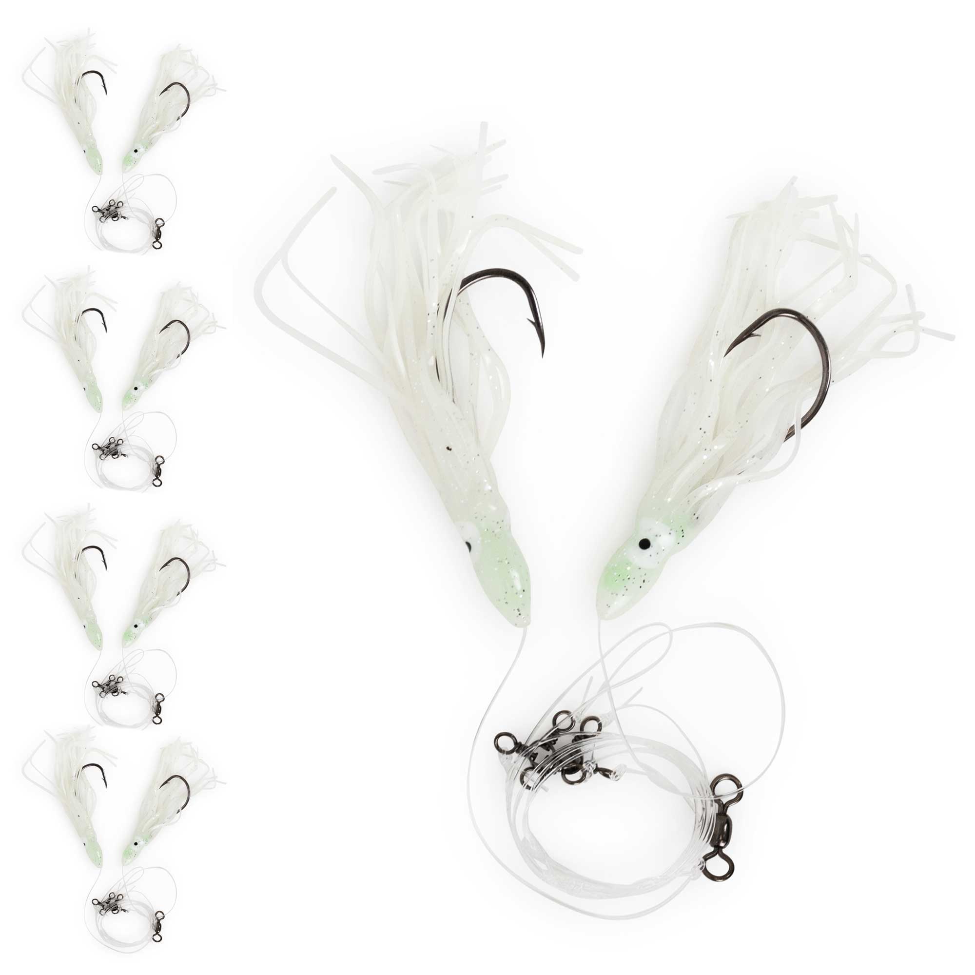 Tile Fish High Low Rig Glow In the Dark Pink & Glow