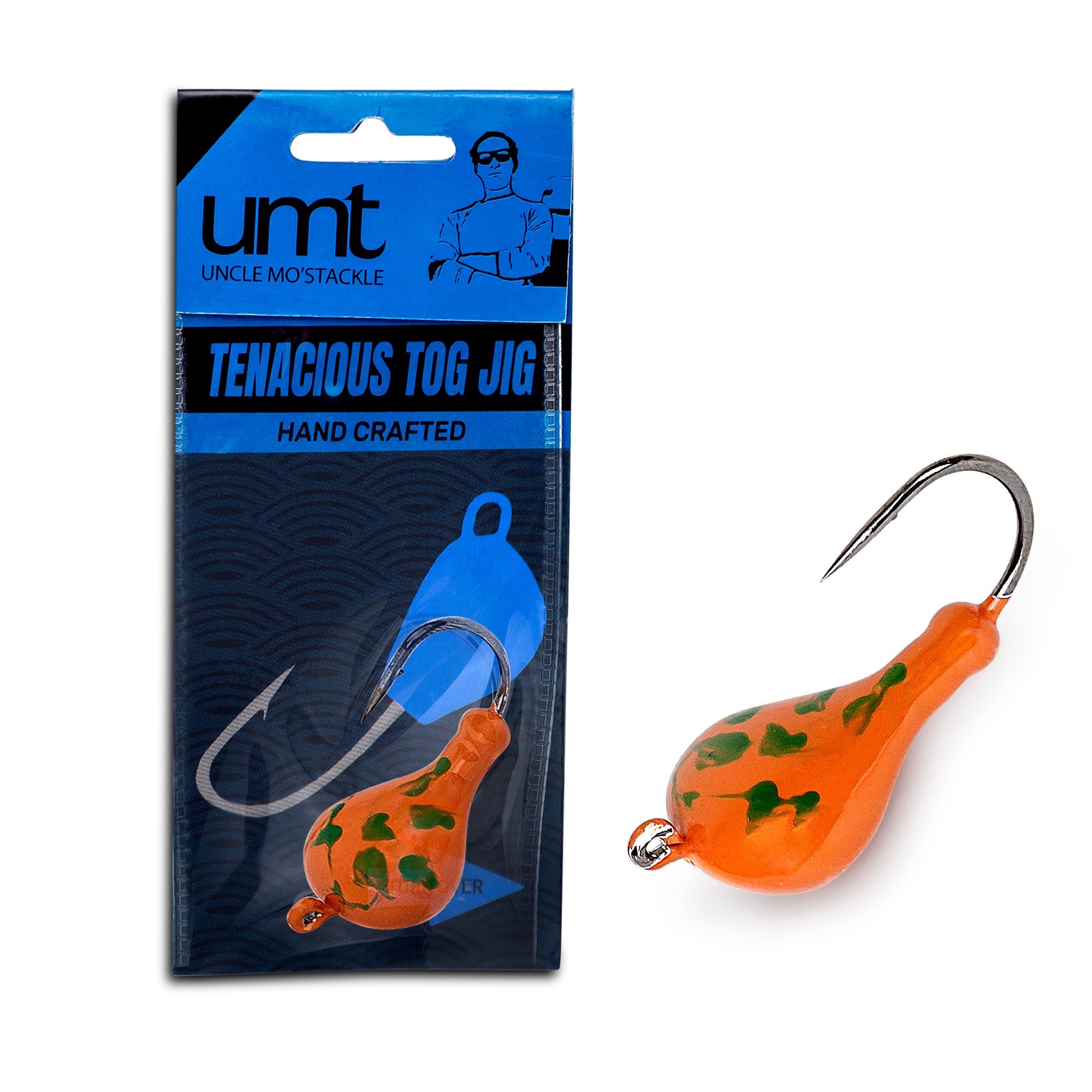  Uncle Mo's Tackle - Fluke Flounder Ocean Hi-Lo Rig – Charteuse  BUCKTAIL Teaser Hook for Saltwater – Size 5/0 Hook - 40lb Heavy Duty Mono  3ft Long - Black Duo-Lock